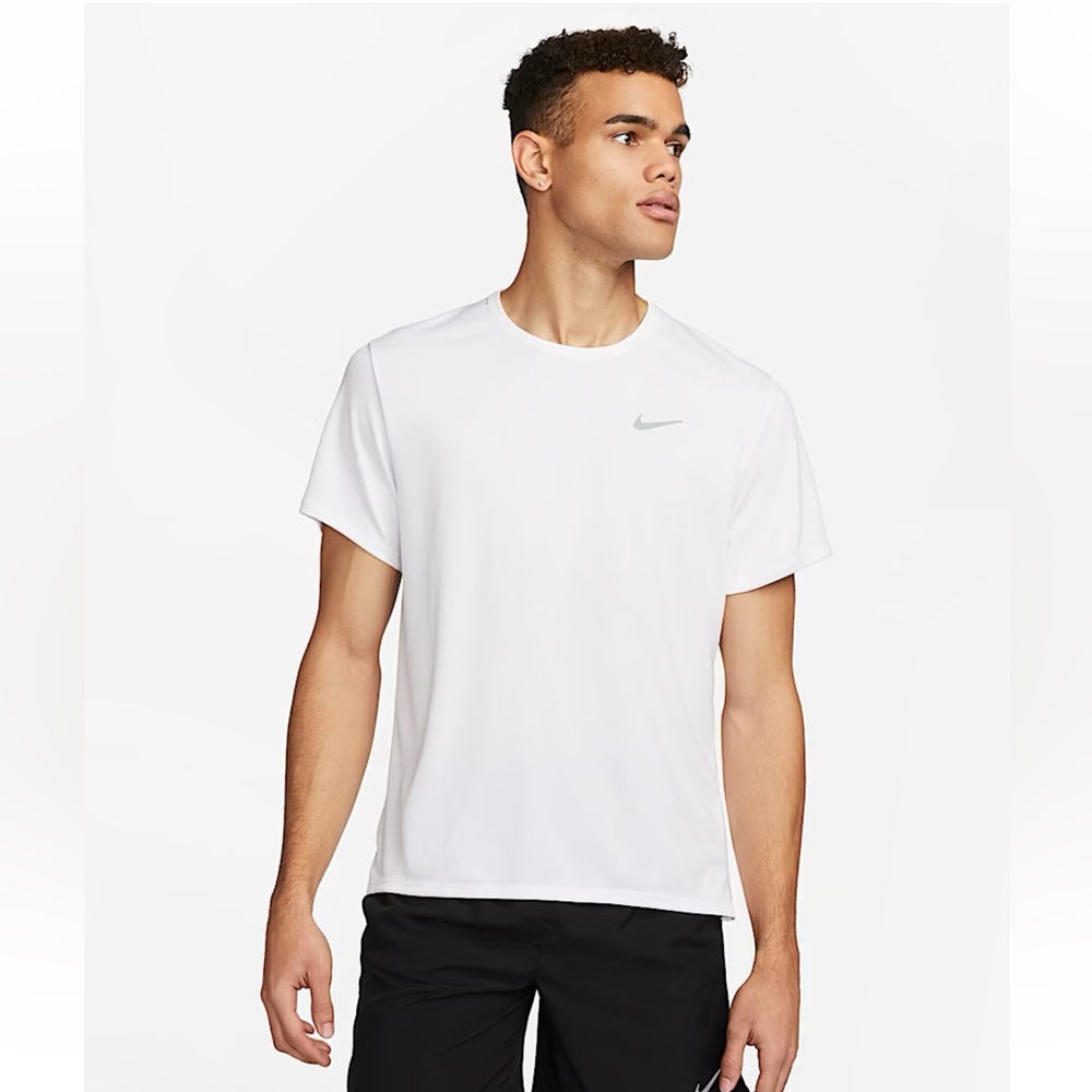Nike Running Men's White T-Shirt/L